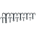Asari A726BNS-1/0 Saltwater 726 Крюк Черный  Black Nickel (10 pcs) 1/0 