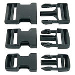 Euromarine 007943 50 mm Самоблокирующаяся пряжка 2 единицы Black