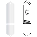 Expert predator 69799 Глубже Teflon Coated Бесцветный White 130 x 23 mm
