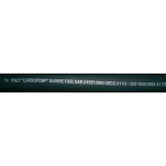 Специальный топливный шланг Hoses Technology Carbopomp/M10 TGLSL007012022040 Ø22ммx40м внутренний Ø12мм >10бар для дизельного топлива, биодизельного топлива и неэтилированного топлива из чёрной резины армированной синтетической нитью