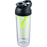 Nike N100010694024 Hypercharge Shaker 800ml бутылка Бесцветный Clear / Black / Green