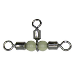 Colmic GML03001 поворотные Cross Line Fluo Beads  Grey 2/0-1/0