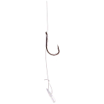 Cresta 4735-106-5 Worm Riggers+Stop Колючий Связанный Крючок 0.180 mm Серебристый Clear 12 