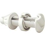 Seachoice 50-17921 Cable Проволока через фитинг корпуса Серебристый White