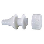 Attwood ATW3886-3 Acetal Сквозь корпус  White 3/4´´