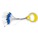 Купить Kali kunnan 30225 1502 Barrel Вертлюги Голубой  Blue (15 pcs) 0.60 mm  7ft.ru в интернет магазине Семь Футов
