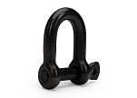 Round Shackle / straight / stainless steel / matt black 56258-bvs