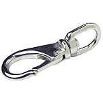 Seachoice 50-36401 Поворотный Карабин Серебристый Stainless Steel