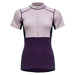 DEVOLD OF NORWAY go245516a-167b-l Базовый слой с коротким рукавом Lauparen Merino 190 Orchid / Lilac / Ink 30x25x2