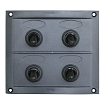 A.a.a. 3901044 15A 12V 4 Переключатели Электрический Панель Серебристый Grey 108 x 95 mm 