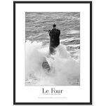 Постер Маяк Фур "Le Four" Гийома Плиссона Art Boat/OE 304.02.055N 30х40см черно-белый в черной рамке