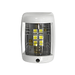 Топовый огонь светодиодный Anheart Marine B011023-WHLD 42,6x58,9x33,6мм 12В 225° 2м.мили/3704м IP54 для судна до 12м белый свет, корпус из белого пластика, установка на фок-мачте
