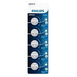 Philips CR2016P5/01B CR2016 Кнопка Батарея 5 единицы Бесцветный Black
