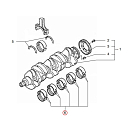 Купить Комплект вкладышей подшипников коленчатого вала Vetus VFP01713 для двигателей VF5.220/VF5.250 7ft.ru в интернет магазине Семь Футов