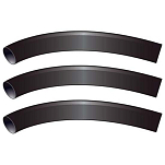 Seachoice 50-62071 1 3 1 Термоусадочная трубка с герметиком короткая Черный Black 12.70 x 76.20 mm 