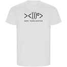 Купить Kruskis CA66900501S008 Футболка с коротким рукавом Simply Fishing Addicted ECO Белая White 2XL 7ft.ru в интернет магазине Семь Футов