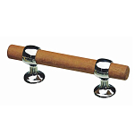 Quick 13788 Teca Хромированная бронзовая швартовочная планка Brown / Silver 350 mm