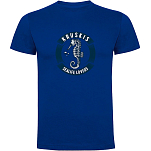 Kruskis CA65500505C056 Футболка с коротким рукавом Seahorse Голубой Royal Blue 2XL