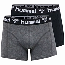 Купить Hummel 203433-1070-L трусы-боксёры Mars 2 Единицы Черный Black/Dark Grey Melange L 7ft.ru в интернет магазине Семь Футов