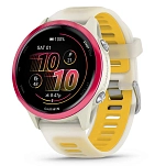 Garmin 010-02970-02 Reloj Forerunner 570 42 mm Розовый  Raspberry Aluminum / Translucent Bone / Mango