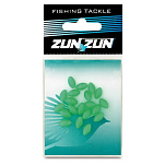 ZunZun 351200 Силиконовые бусины Оранжевый Green Lumi 5 x 8 mm 