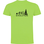 Kruskis CA65500528S133 Футболка с коротким рукавом Evolution Sail Зеленый Light Green 2XL