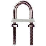 Goldenship GS72036B PVC U-образный болт из нержавеющей стали 5 единицы измерения Серебристый 12 mm 