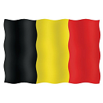 Флаг Бельгии гостевой из перлона/шерсти 20 x 30 см 20030-33125