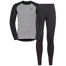 Купить Odlo 196702-10793-M Набор базовых слоев Active Warm Eco Черный Dark Grey Melange / Grey Melange M 7ft.ru в интернет магазине Семь Футов