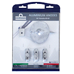 Tecnoseal 2640025 Ymaha 40-60HP Алюминиевый анод Бесцветный Silver