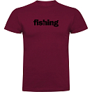 Купить Kruskis CA655006116S286 Футболка с коротким рукавом Word Fishing Красный Dark Red 3XL 7ft.ru в интернет магазине Семь Футов