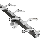 Side roller bracket, 8-roller raised 40 mm 02.029.38