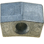 Recmar REC6AW-1132P-00 цинковый анод Серебристый Grey 100 x 270 mm 