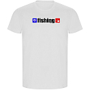 Купить Kruskis CA66900501K029 Футболка с коротким рукавом Fishing ECO Белая White 2XL 7ft.ru в интернет магазине Семь Футов