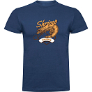 Купить Kruskis CA65500486C069 Футболка с коротким рукавом Seafood Shrimp Голубой Denim Blue XL 7ft.ru в интернет магазине Семь Футов