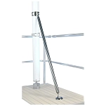 Scanstrut 19309 Комплект опорной стойки палубы мачты SC100 180 cm Silver 12x185x12