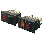 Sea-dog line 354-4202511 SPST Rocker Illuminating Выключатель Черный Red