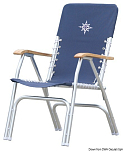Складной стул с каркасом из анодированного алюминия 580 х 710 х 900 мм, Osculati 48.353.05