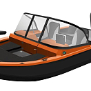 Моторная лодка, ТРИЕРА 460 BR с Marine Rocket MREF60FVEL-T KITTR5