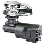 Quick italy 307041 DP3 1500W 12V B.10 Низкопрофильная якорная лебедка Серебристый Black / Grey