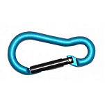 Kong italy 606836 Карабин из легкого сплава Серебристый Blue 6 x 60 mm 