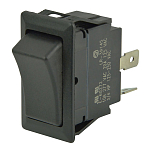 Bep marine 1001709 Off-On 25A 12V 1/4´´ Однополюсный кулисный переключатель Серебристый Black