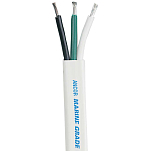 Ancor 639-131310 Triplex Плоский кабель 30.5 M Белая White 3.31 mm2 