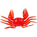 Kali 56486 Eye Bay Crab Красный  Red Big