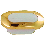Goldenship GS11408 12V 55mA Овальный внутренний/наружный белый светодиодный свет Золотистый Gold