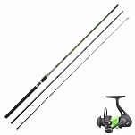Garbolino gotcm8093 Комбо вращения Safari Trout Lake+Safari Trout Spin 101FD Grey 160x15x15 3.6 m