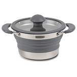 Kampa 9120000757 Складная кастрюля 1L Серебристый Grey