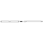 Uflex 216-M86X12 M86 Тросовая рулевая рейка Серебристый 12´´ 