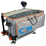 Colmic bo625 Большая сумка Grey Essence Seatbox Oregon 700 Grey / Blue / Orange 55x35x30 82 x 24 x 38 cm