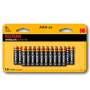 Купить Kodak 30411128 Xtralife S AAA LR3 Щелочные батареи 24 Единицы Черный Black / Brown 7ft.ru в интернет магазине Семь Футов